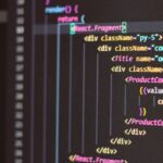 Web Visuals - Black Screen With Code